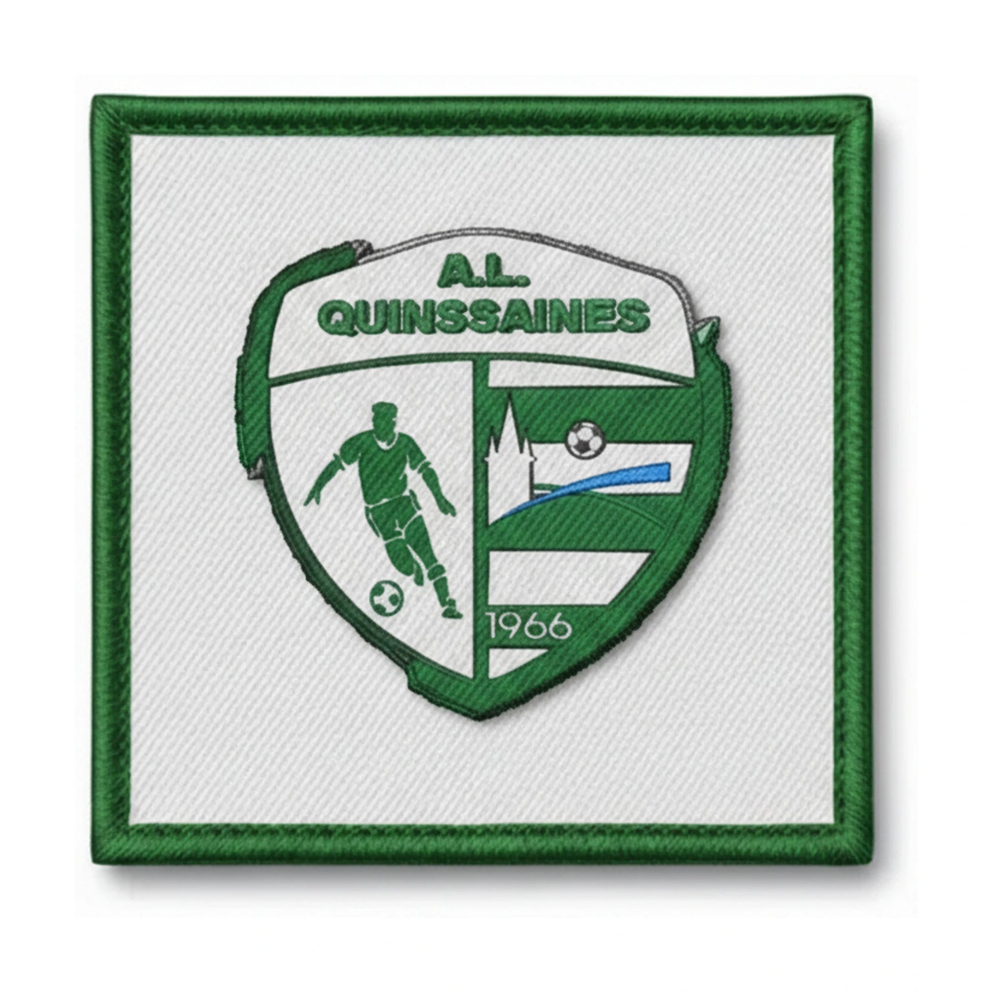 Patch brodé AM.LAIQ. DE QUINSSAINES Football logo