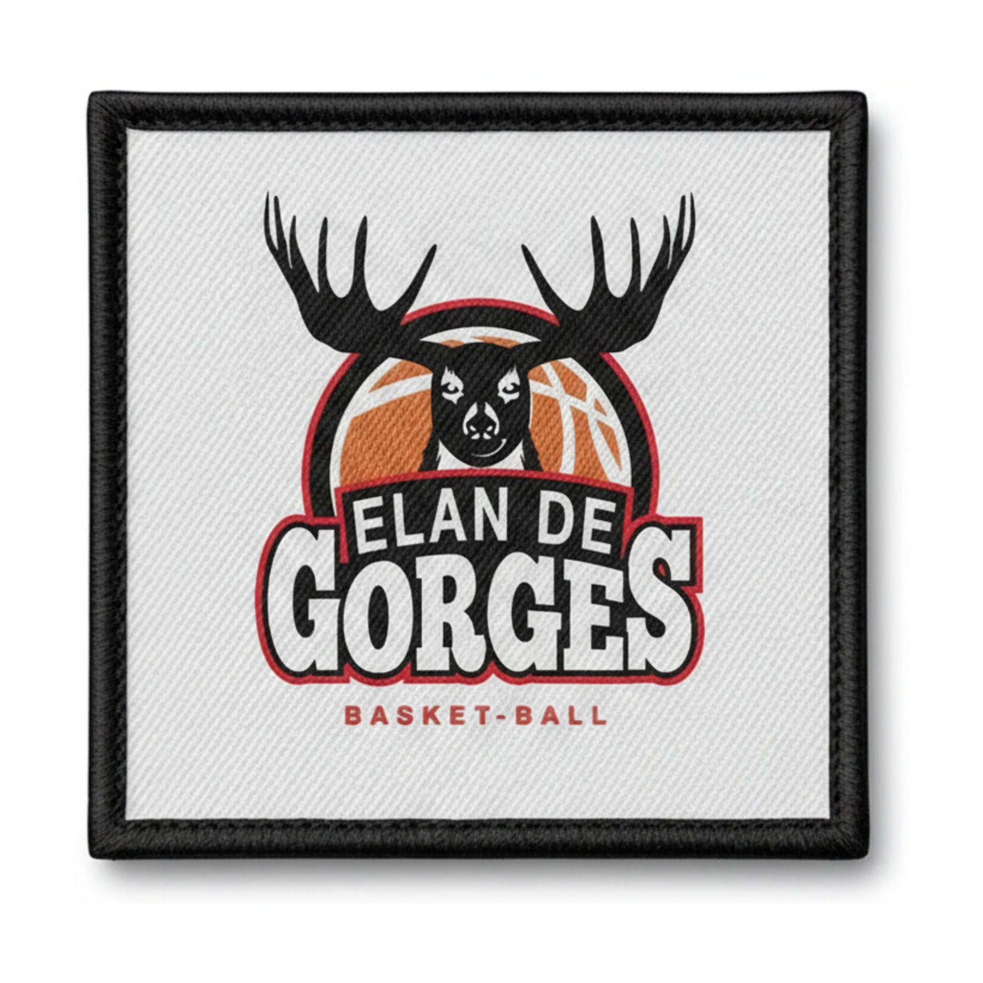 Patch brodé Elan de Gorges Basketball logo