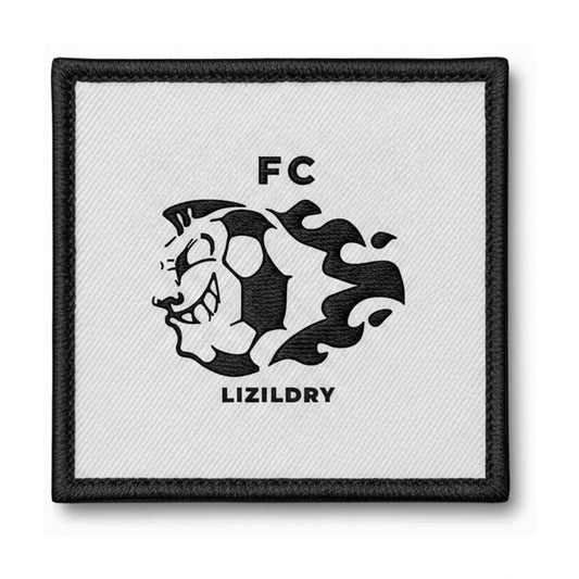 Patch brodé F. C.DU LIZILDRY PLOUGRESCANT Football logo