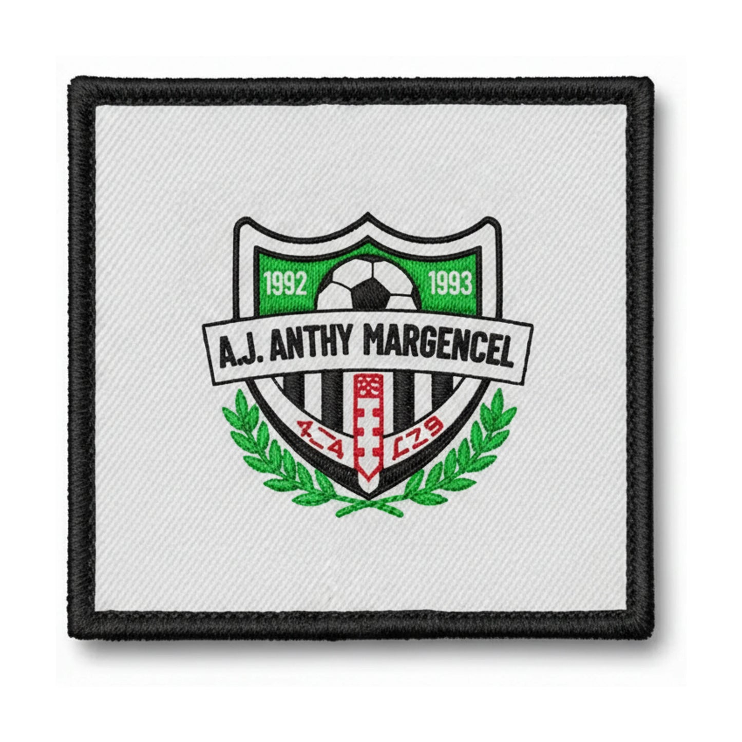 Patch brodé ASSOCIATION JEUNES ANTHY MARGENCEL Football logo