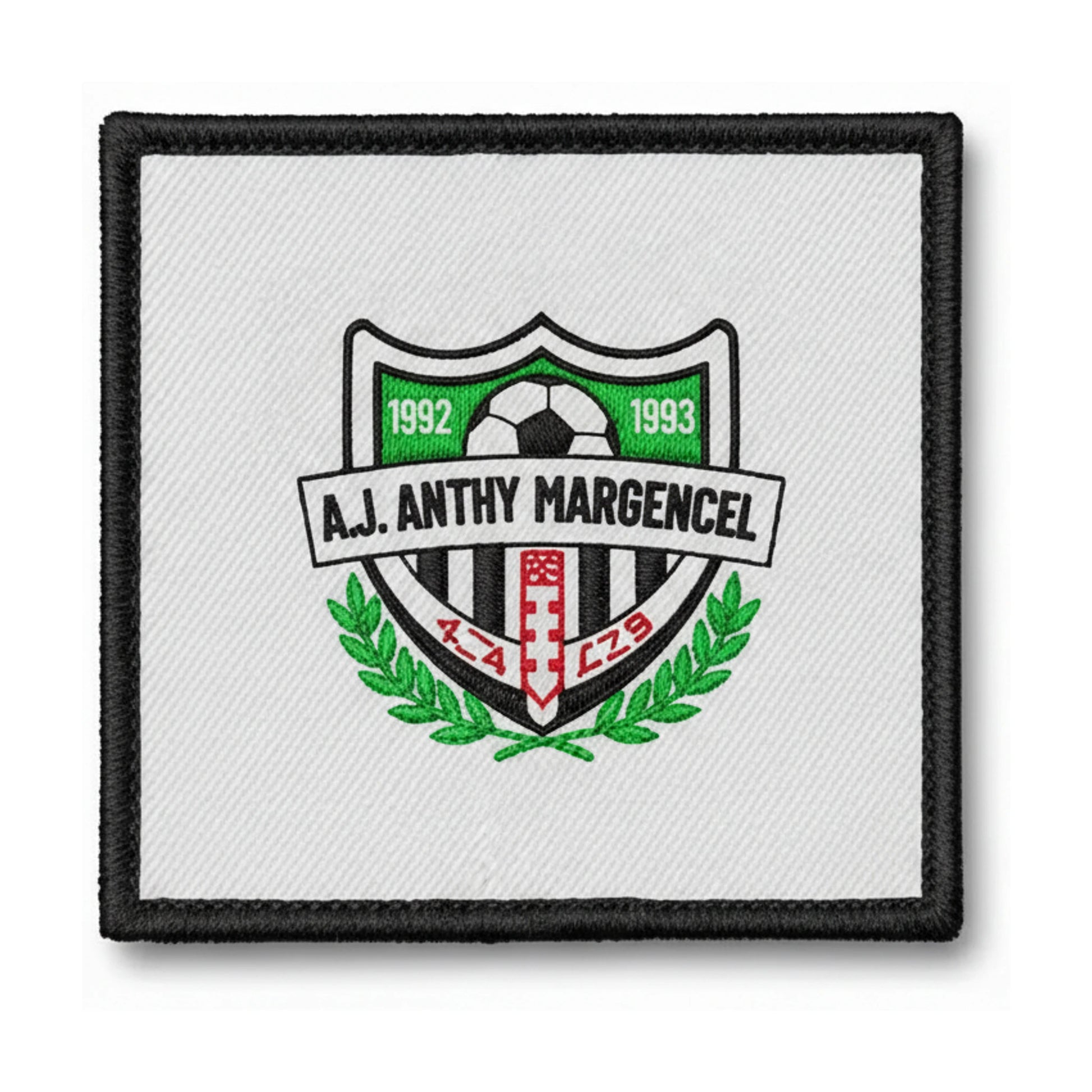 Patch brodé ASSOCIATION JEUNES ANTHY MARGENCEL Football logo