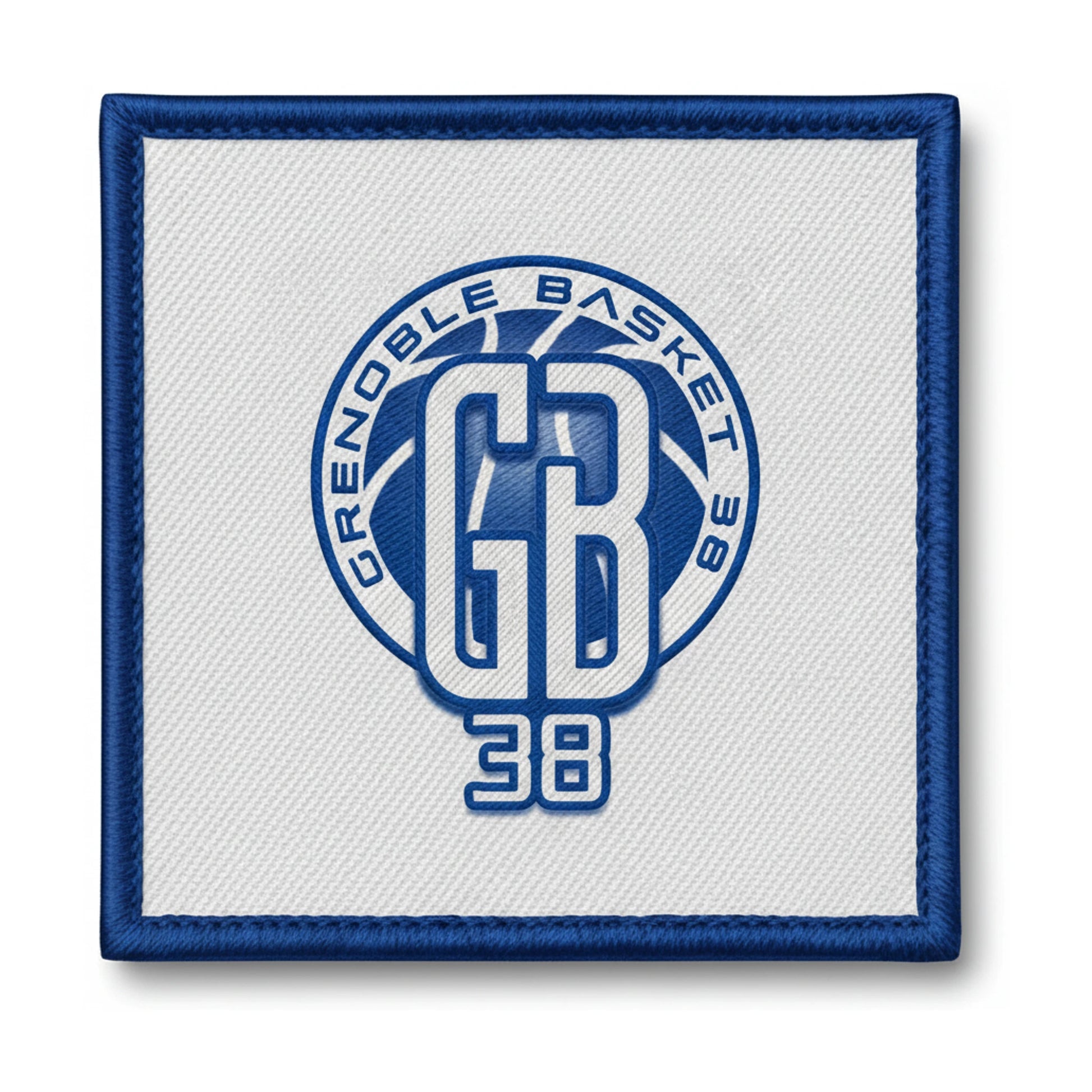 Patch brodé Grenoble Basket 38 Basketball logo