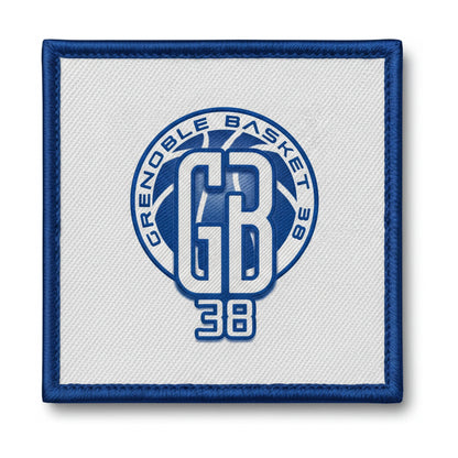 Patch brodé Grenoble Basket 38 Basketball logo
