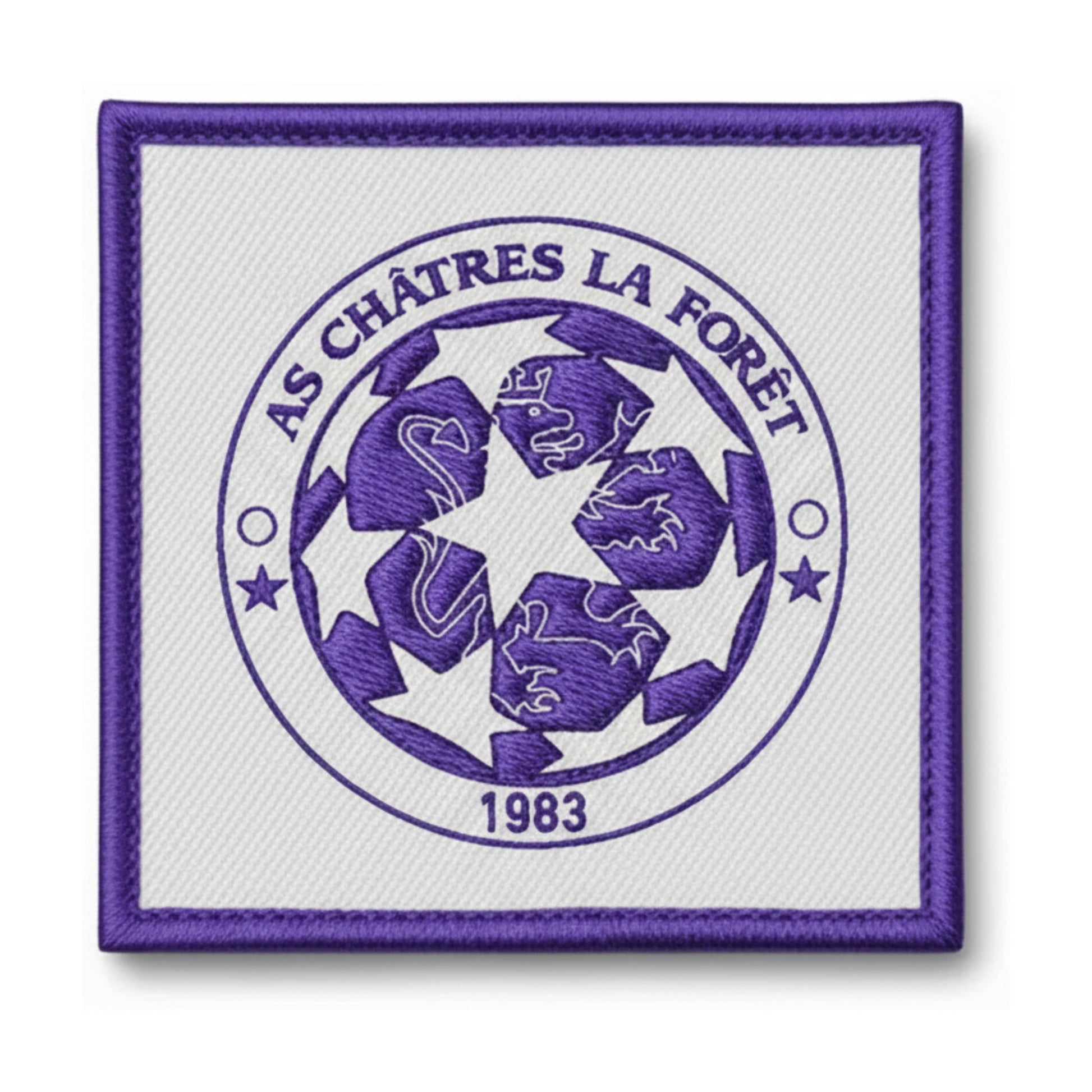 Patch brodé A.S. CHATRES LA FORET Football logo
