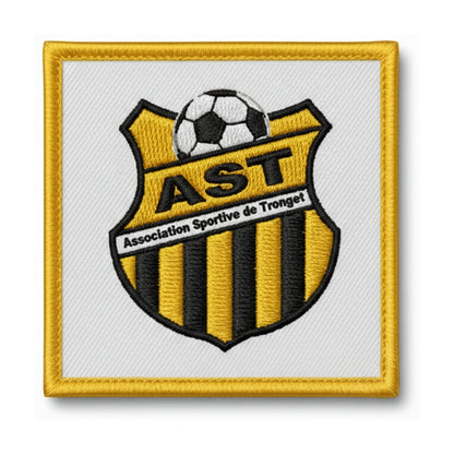 Patch brodé A.S. DE TRONGET Football logo