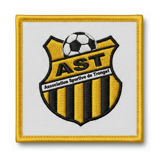 Patch brodé A.S. DE TRONGET Football logo