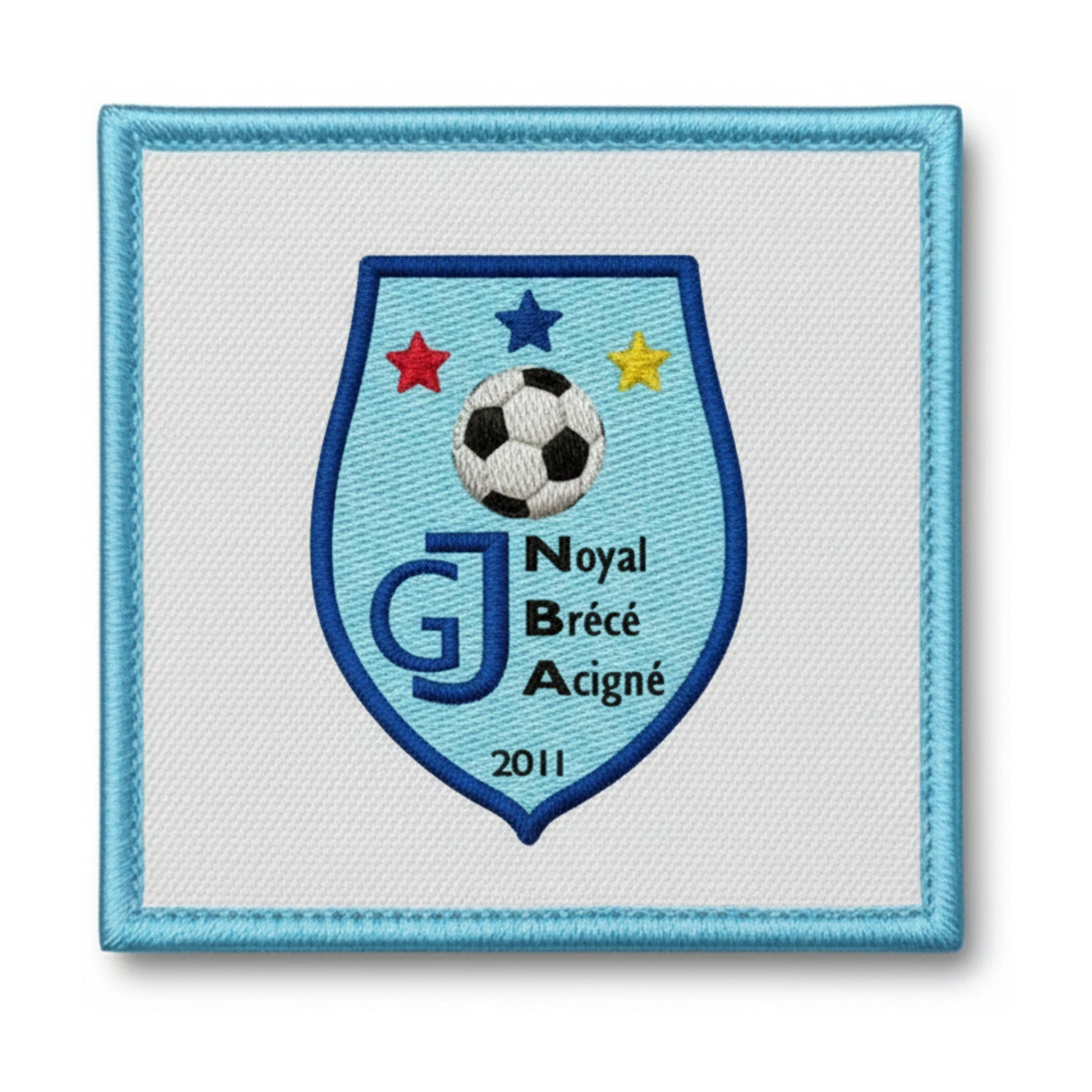 Patch brodé GJ NOYAL BRECE ACIGNE Football logo