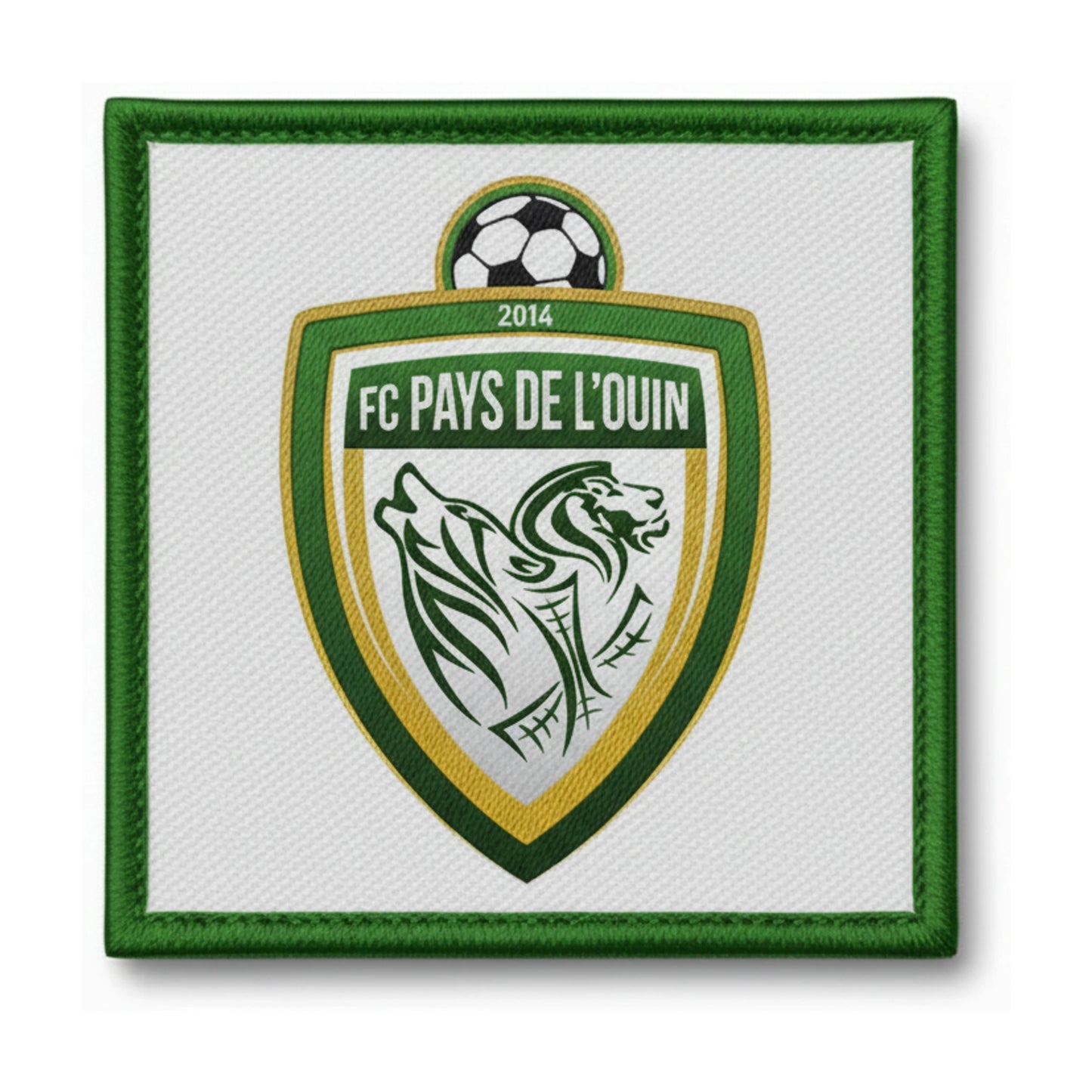 Patch brodé FC Pays De l'Ouin Football logo