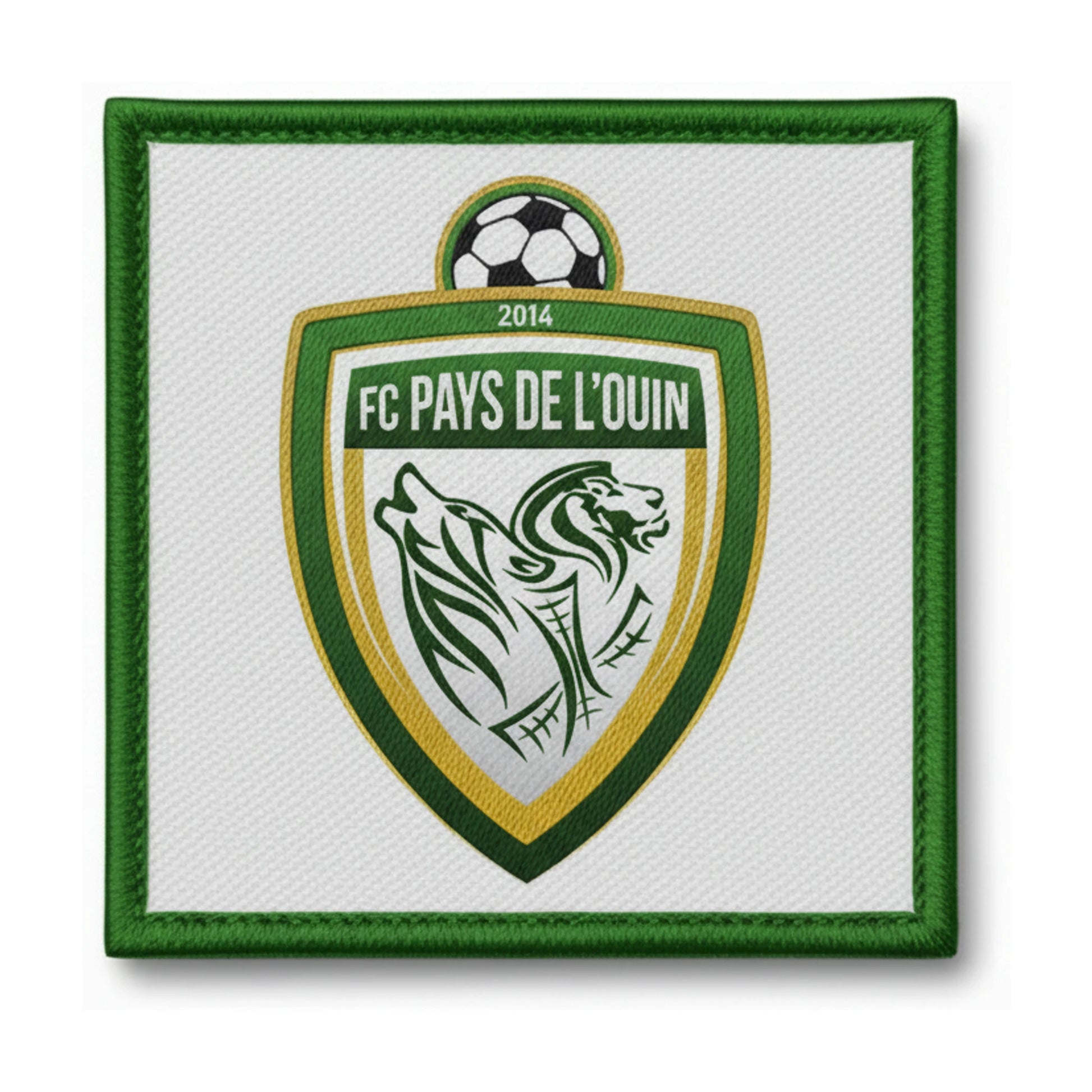 Patch brodé FC Pays De l'Ouin Football logo