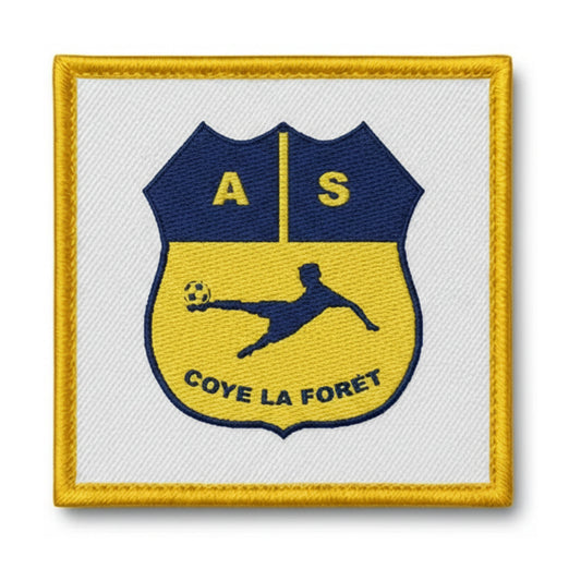 Patch brodé A.S. COYE LA FORET Football logo