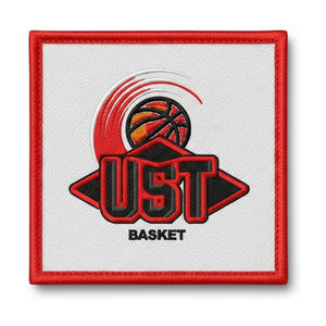 Patch brodé UST Basket Equeurdreville Basketball logo