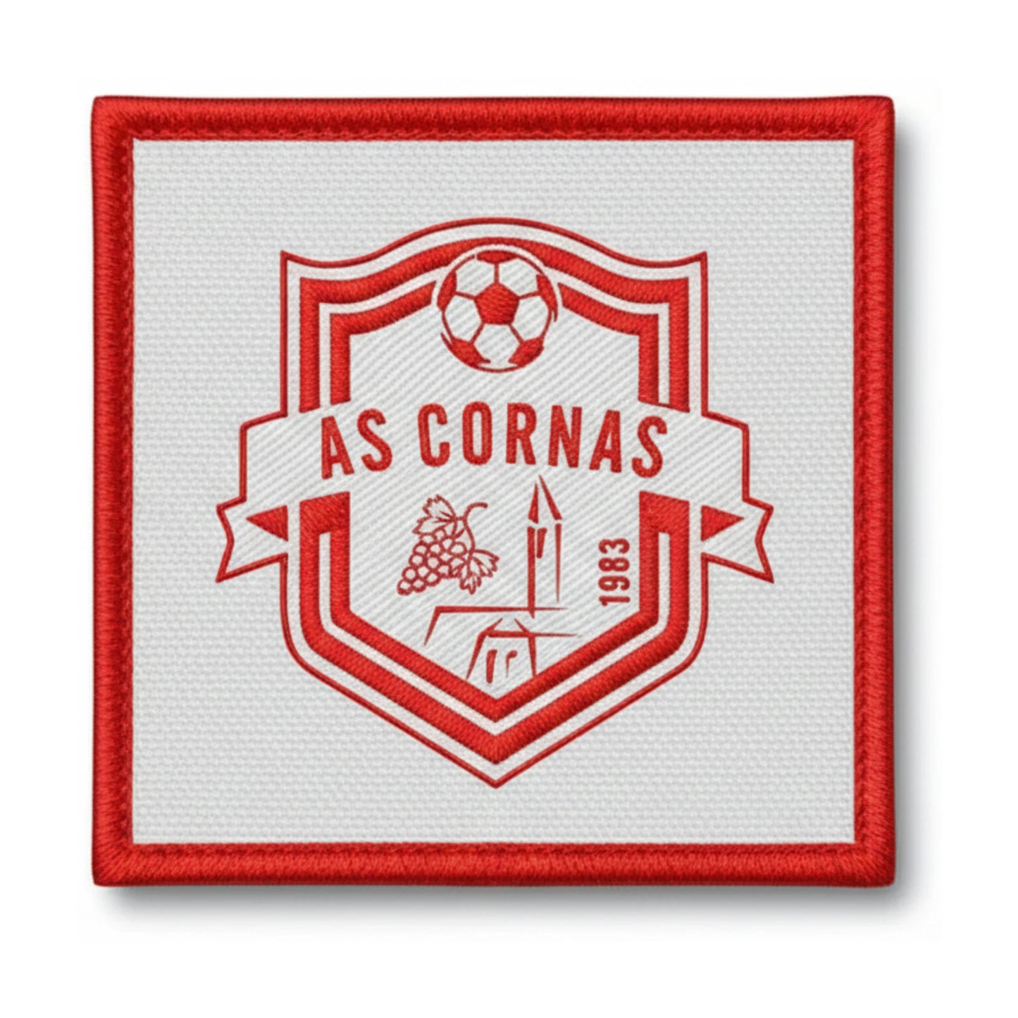 Patch brodé A.S. CORNAS Football logo
