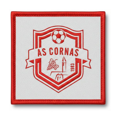 Patch brodé A.S. CORNAS Football logo