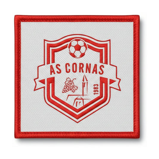 Patch brodé A.S. CORNAS Football logo