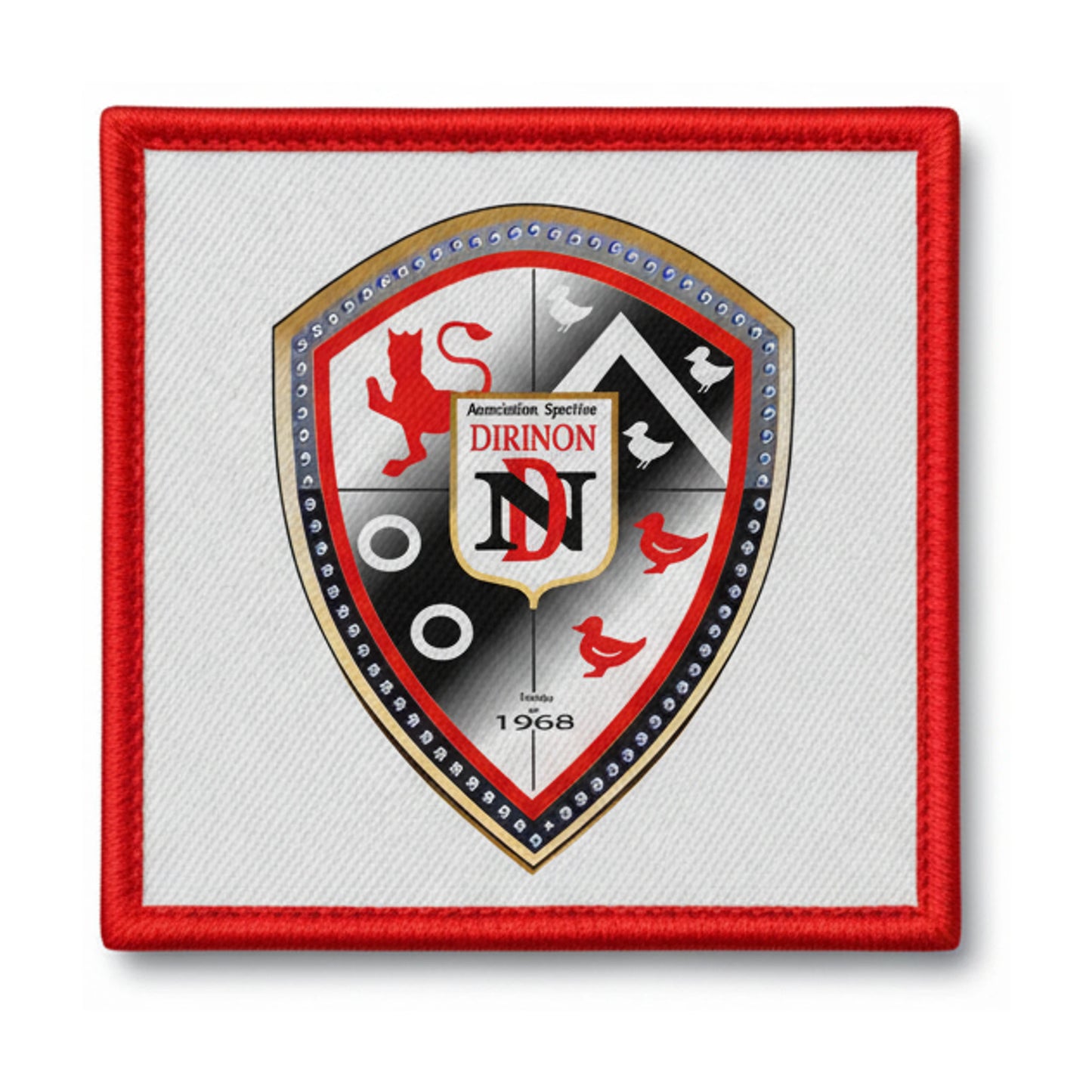 Patch brodé AS Dirinon Football logo
