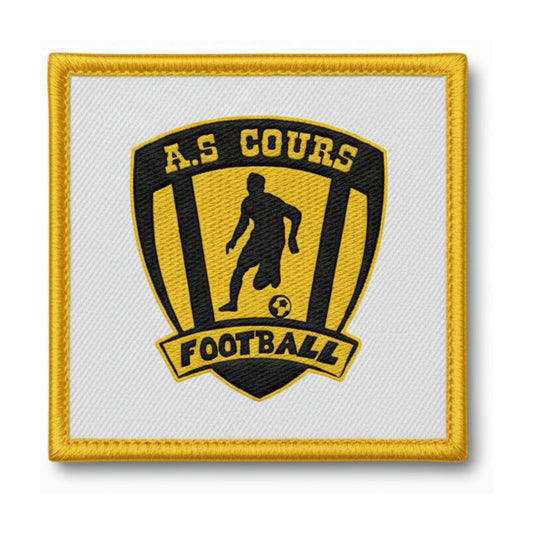 Patch brodé AS Cours Football logo