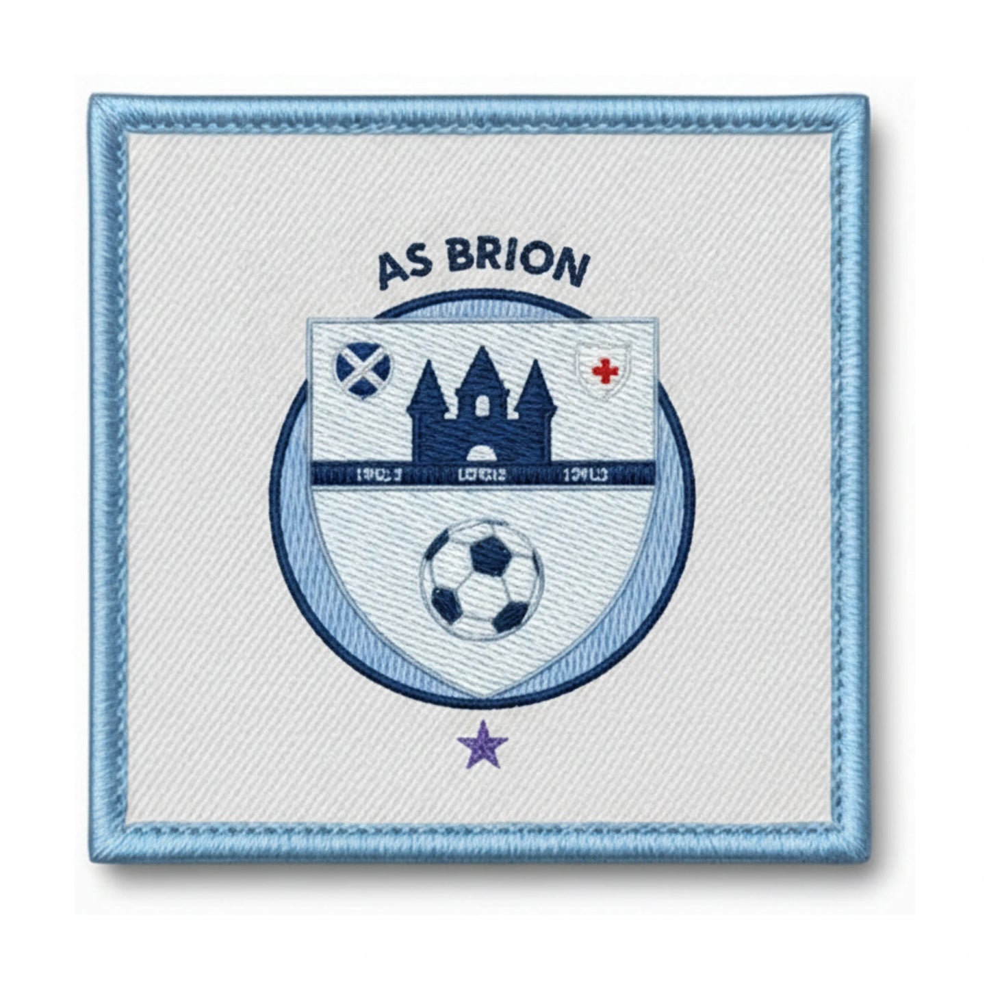 Patch brodé AM. S. DE BRION Football logo