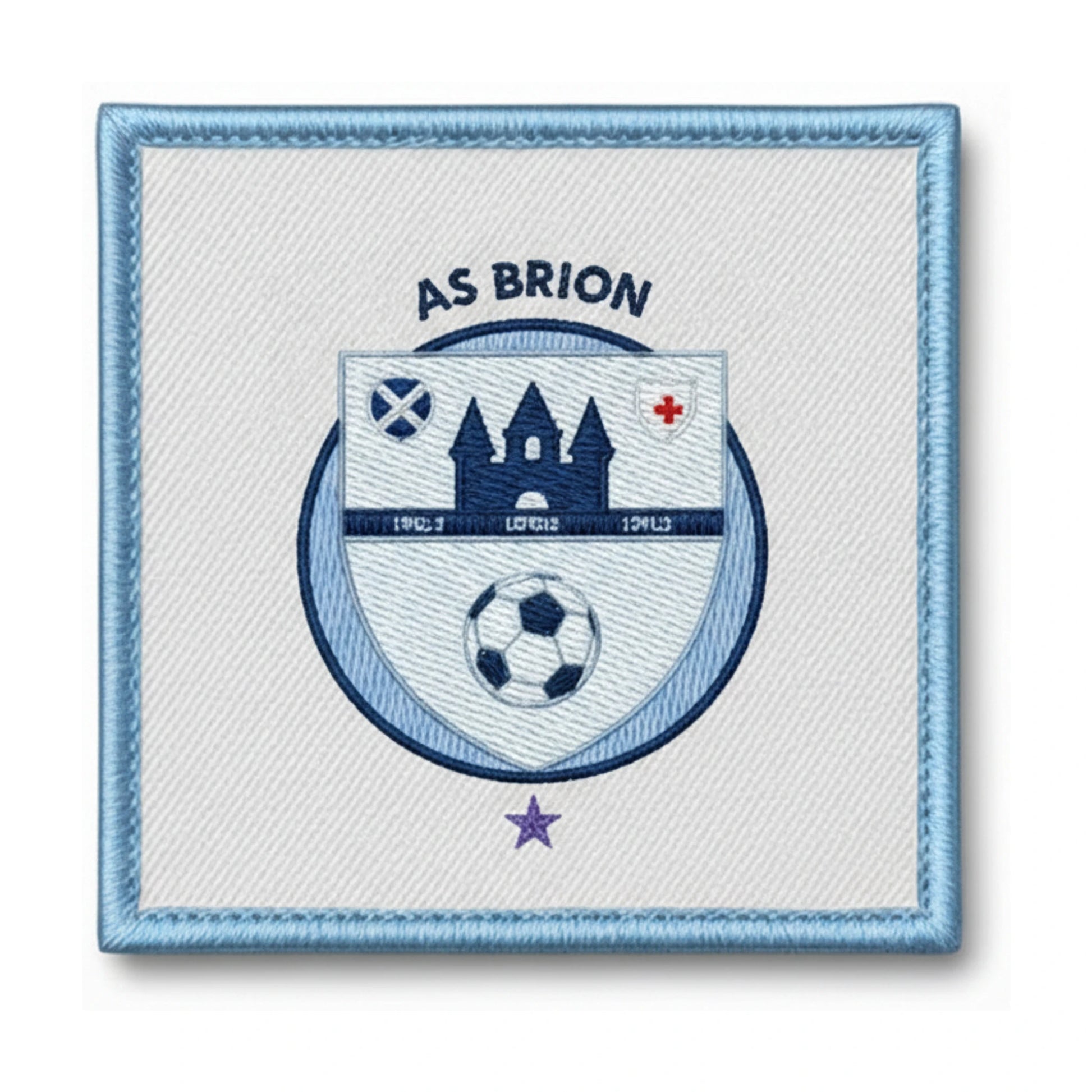 Patch brodé AM. S. DE BRION Football logo