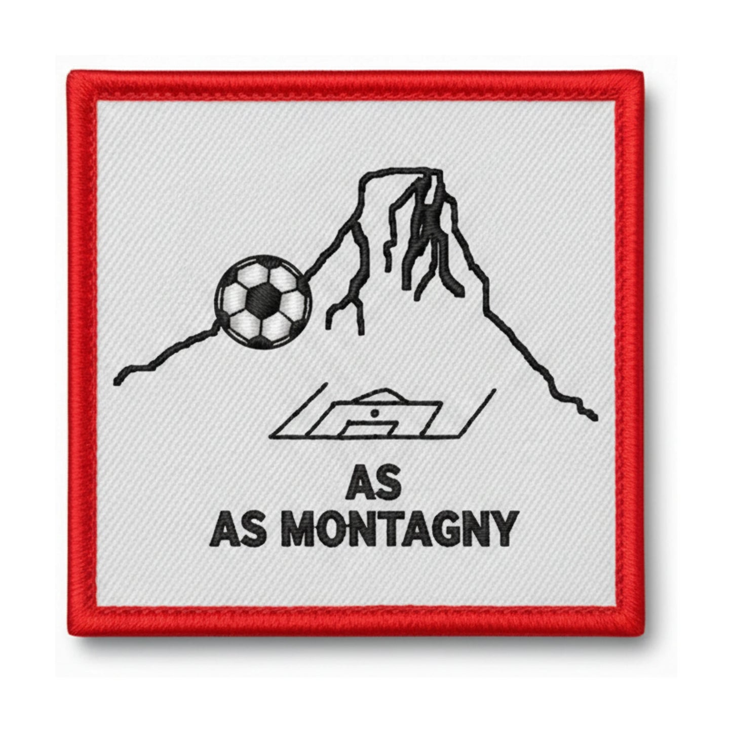 Patch brodé A.S. MONTAGNY Football logo