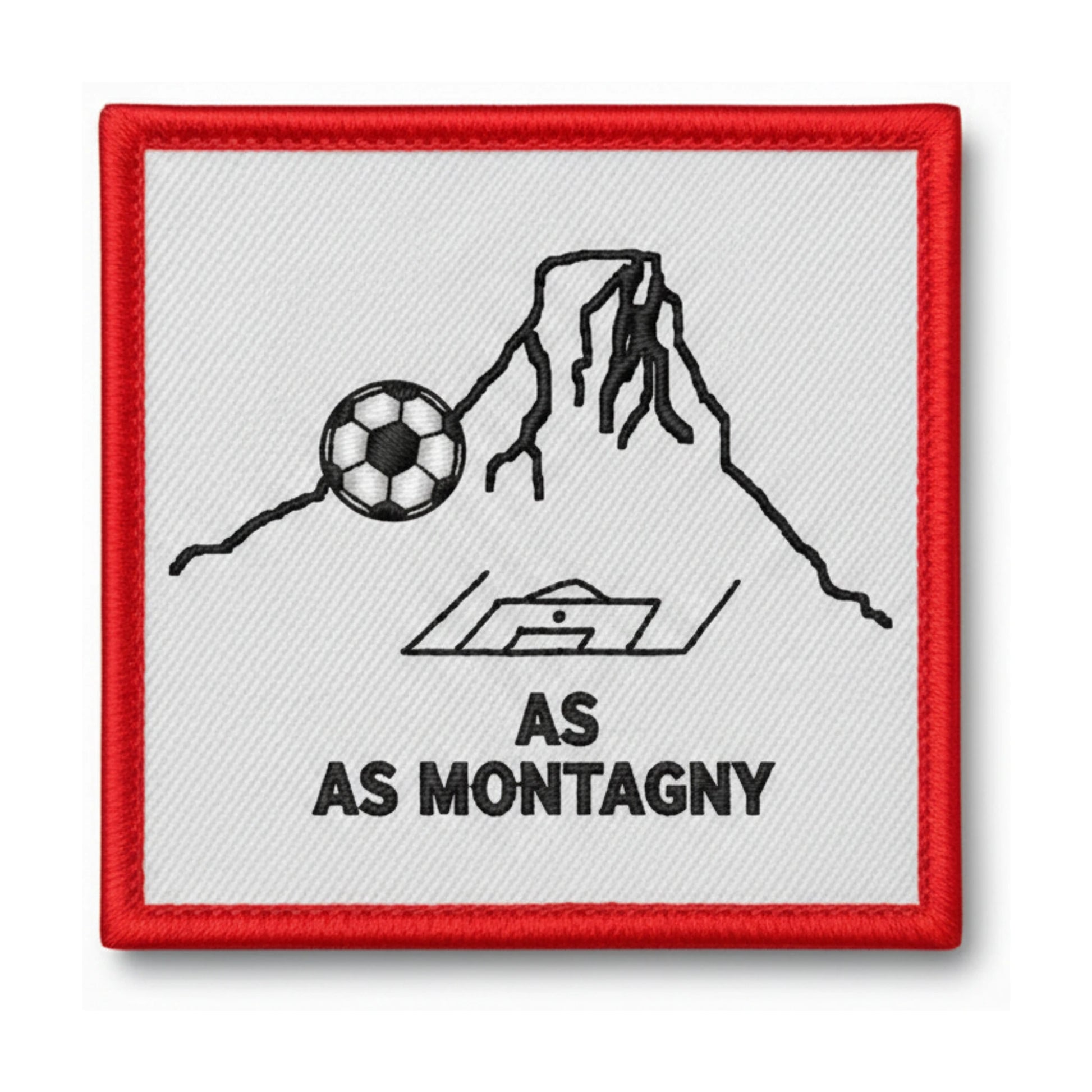 Patch brodé A.S. MONTAGNY Football logo