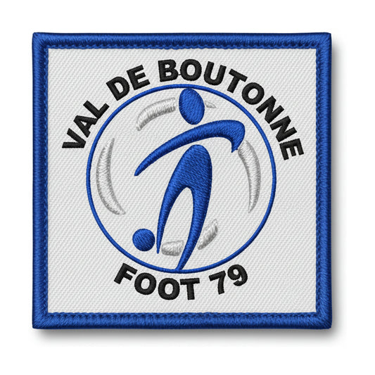 Patch brodé G.J. VAL DE BOUTONNE Football logo