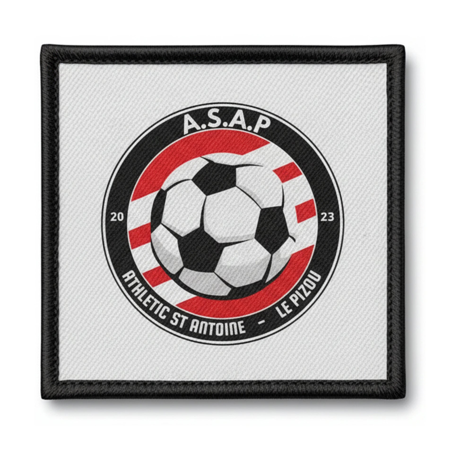Patch brodé FC le Pizou Football logo
