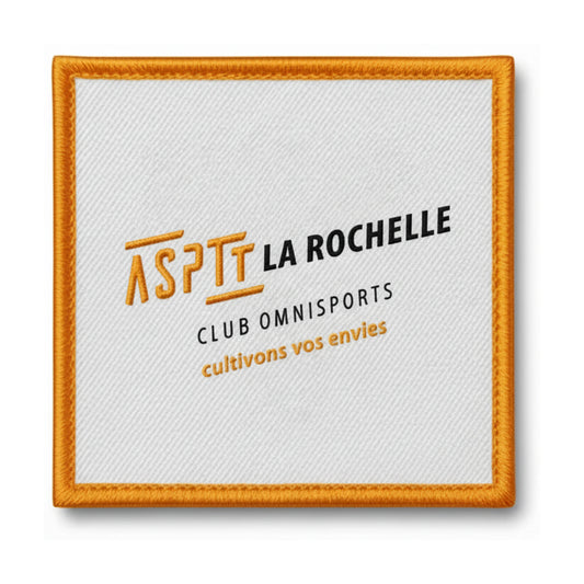 Patch brodé Asptt La Rochelle Football logo
