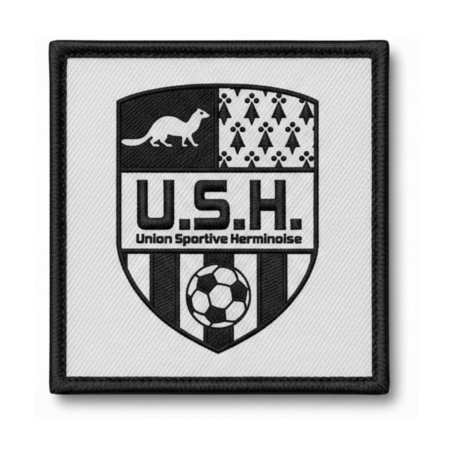 Patch brodé US Herminoise Football logo