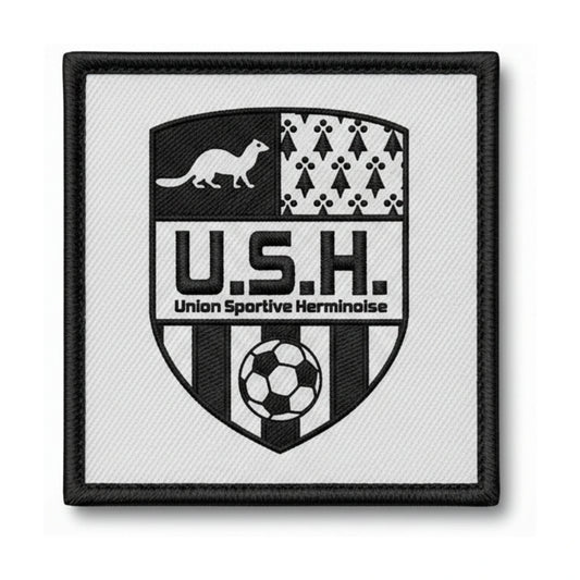 Patch brodé US Herminoise Football logo
