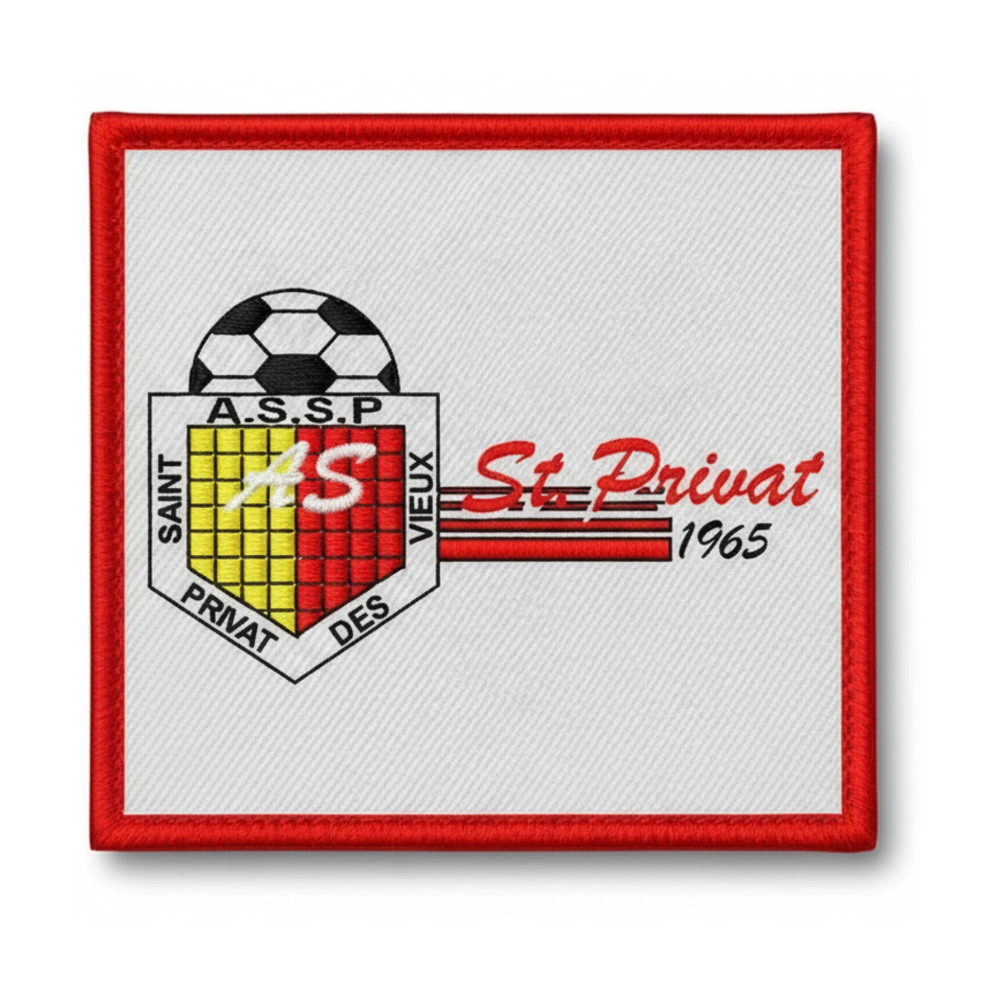 Patch brodé AS St Privat Football logo