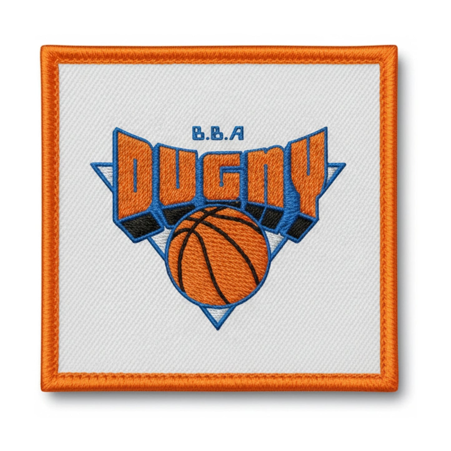 Patch brodé Association Sportive de Basket-Ball de Dugny Basketball logo