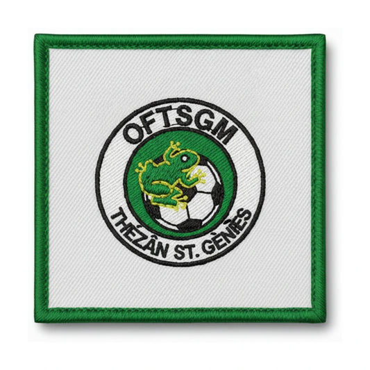 Patch brodé O. F. THEZAN SAINT-GENIES Football logo