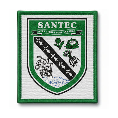 Patch brodé A.S. SANTEC Football logo