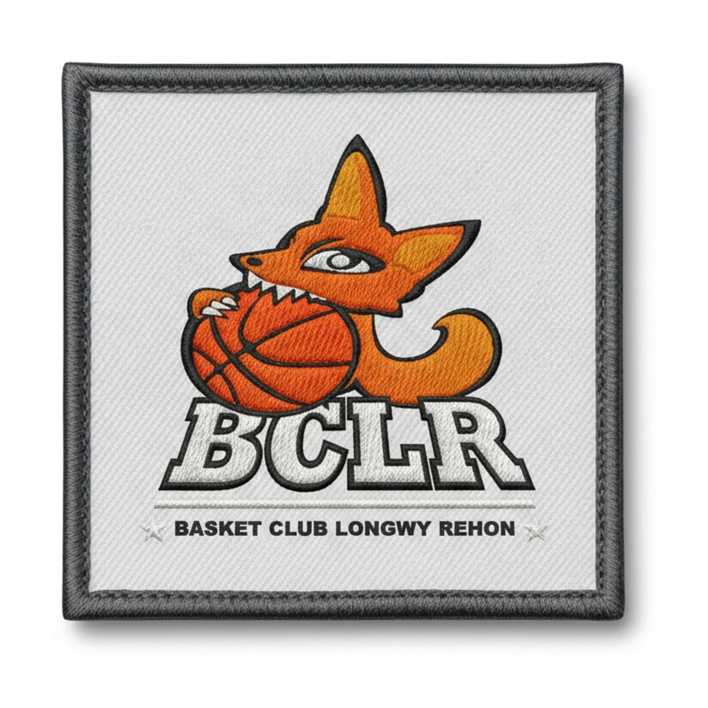 Patch brodé Basket Club Longwy Rehon Basketball logo