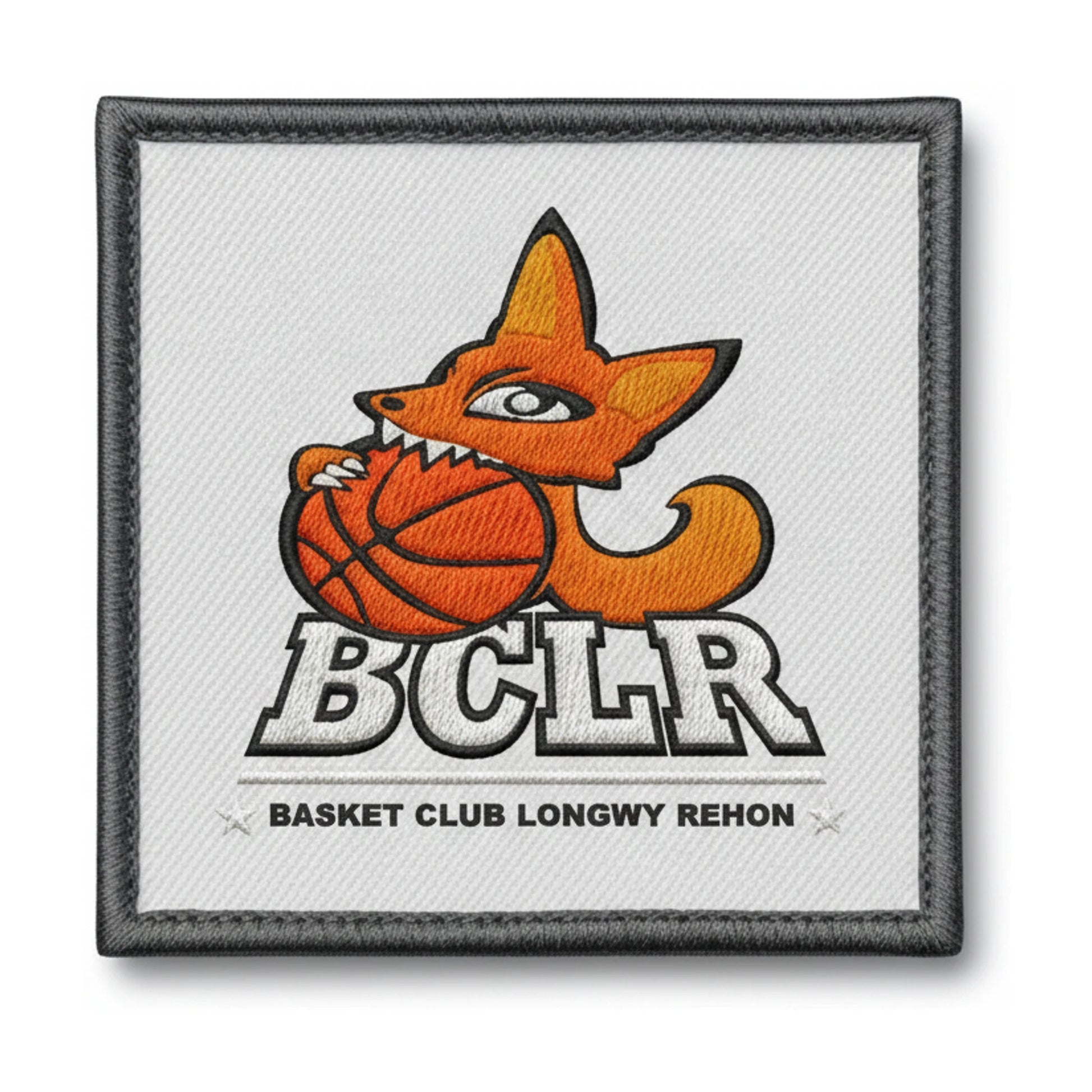 Patch brodé Basket Club Longwy Rehon Basketball logo