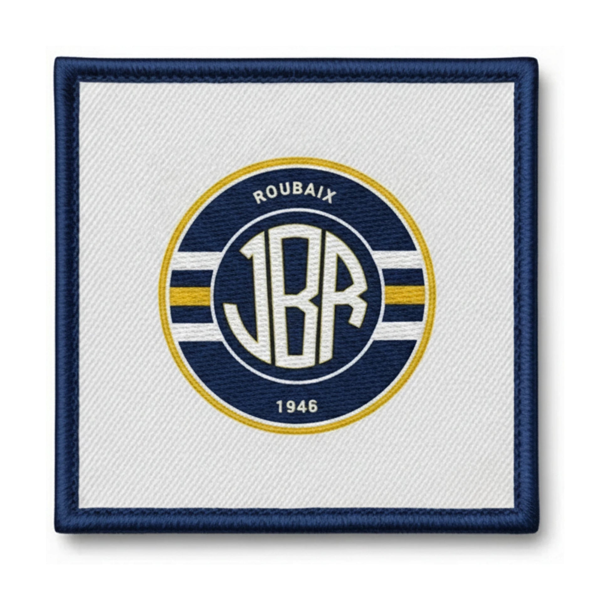Patch brodé A St J Baptiste Roubaix Football logo