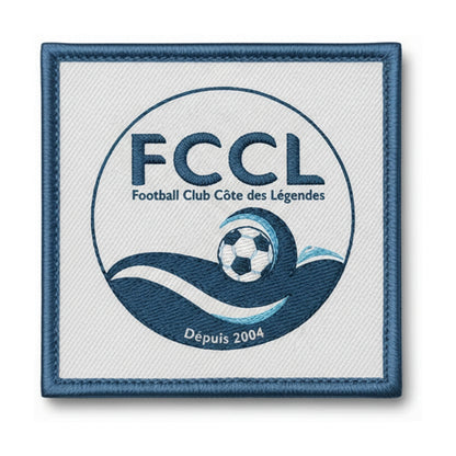 Patch brodé FC COTE LEGENDES KERLOUAN PLOUNEOUR TREZ BRIGNOGAN Football logo