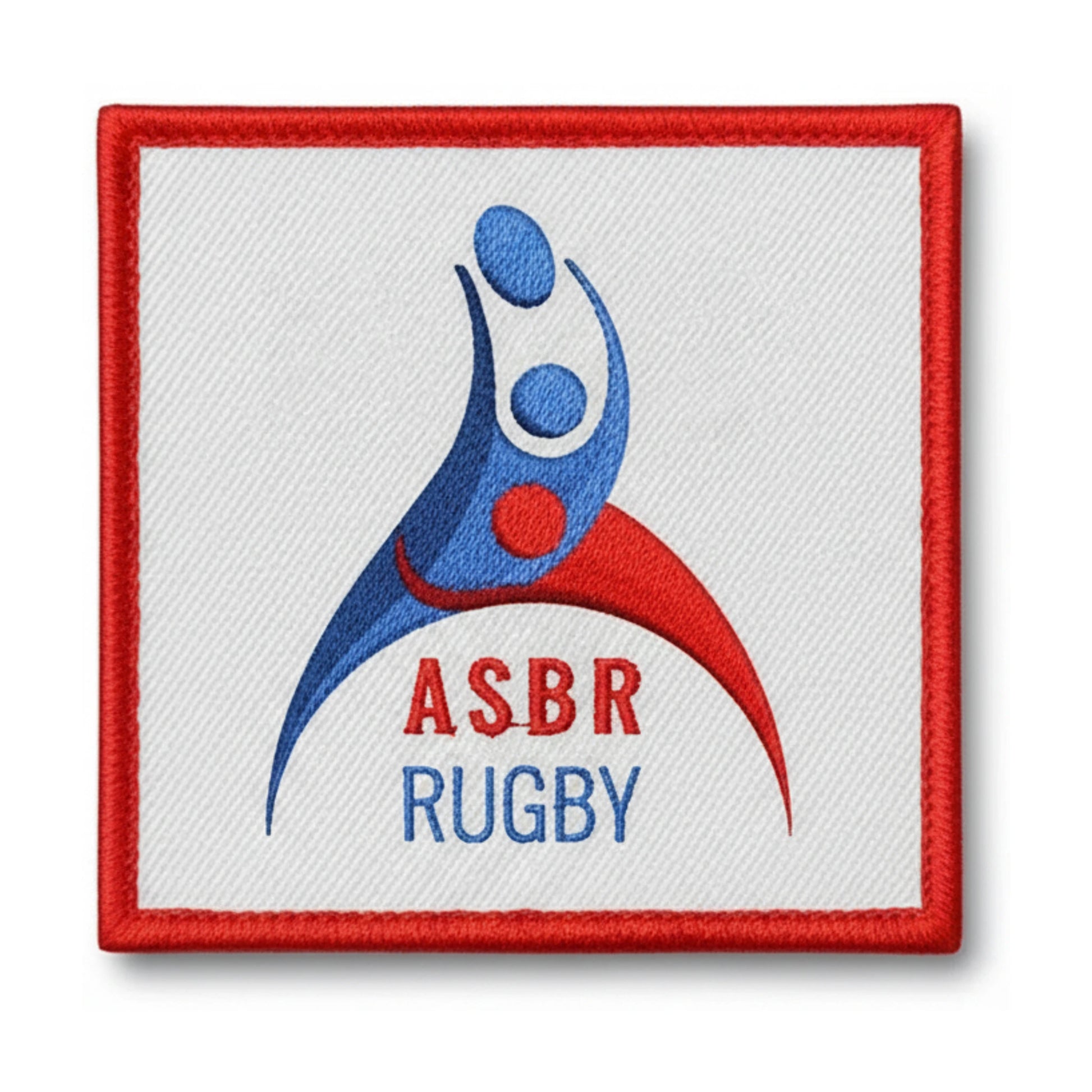 Patch brodé Ailes Sportives Bouguenais Rezé Rugby logo