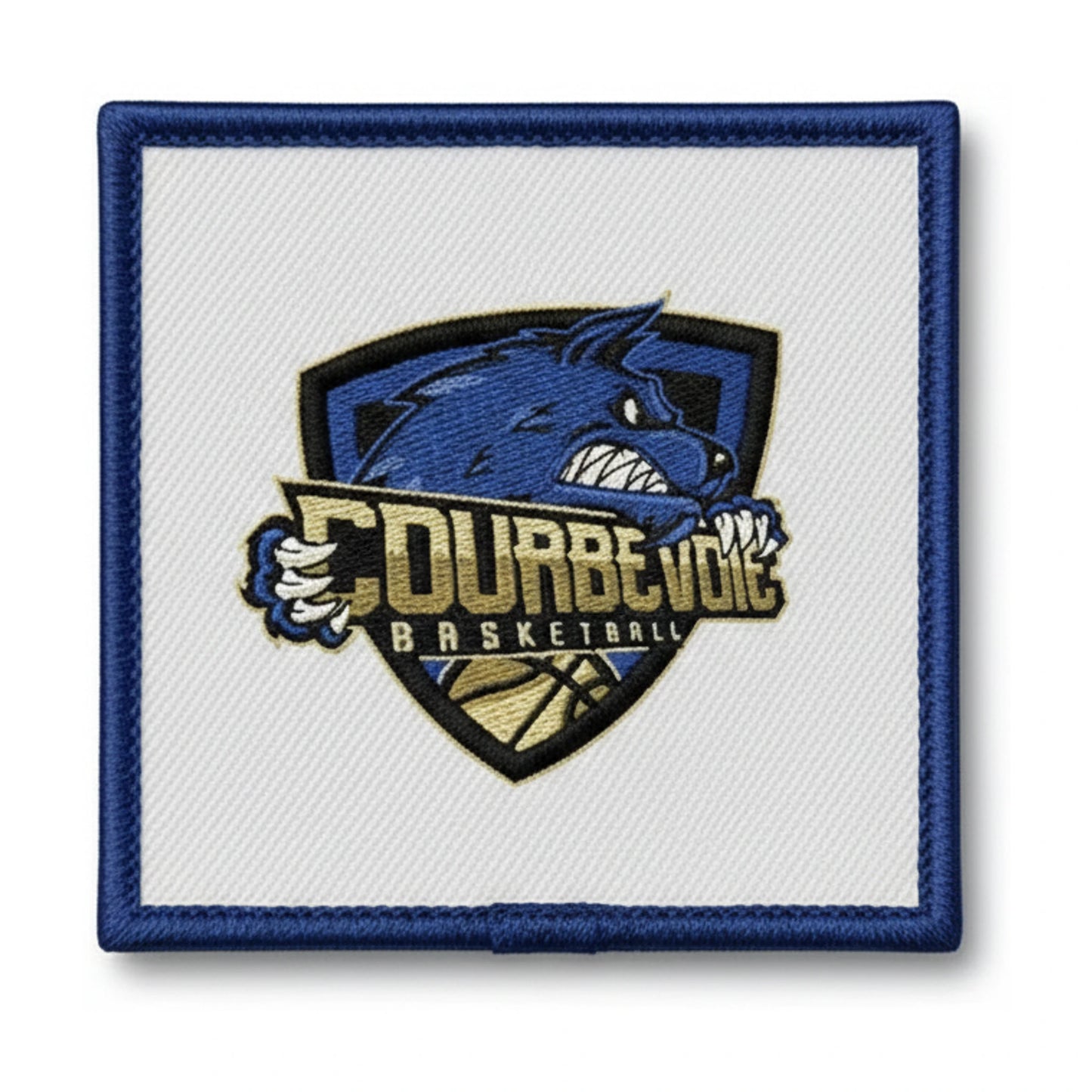 Patch brodé Courbevoie Sports Basket Basketball logo