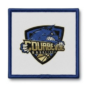 Patch brodé Courbevoie Sports Basket Basketball logo