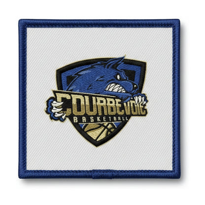 Patch brodé Courbevoie Sports Basket Basketball logo
