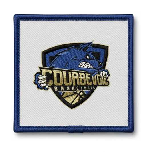 Patch brodé Courbevoie Sports Basket Basketball logo