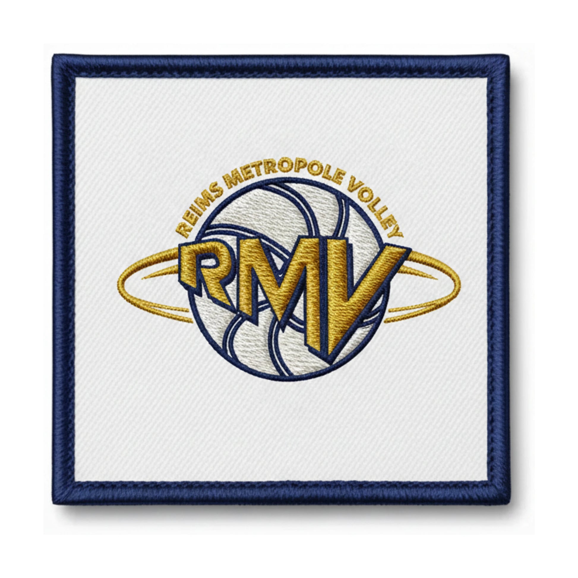 Patch brodé Reims Metropole Volley Volley logo