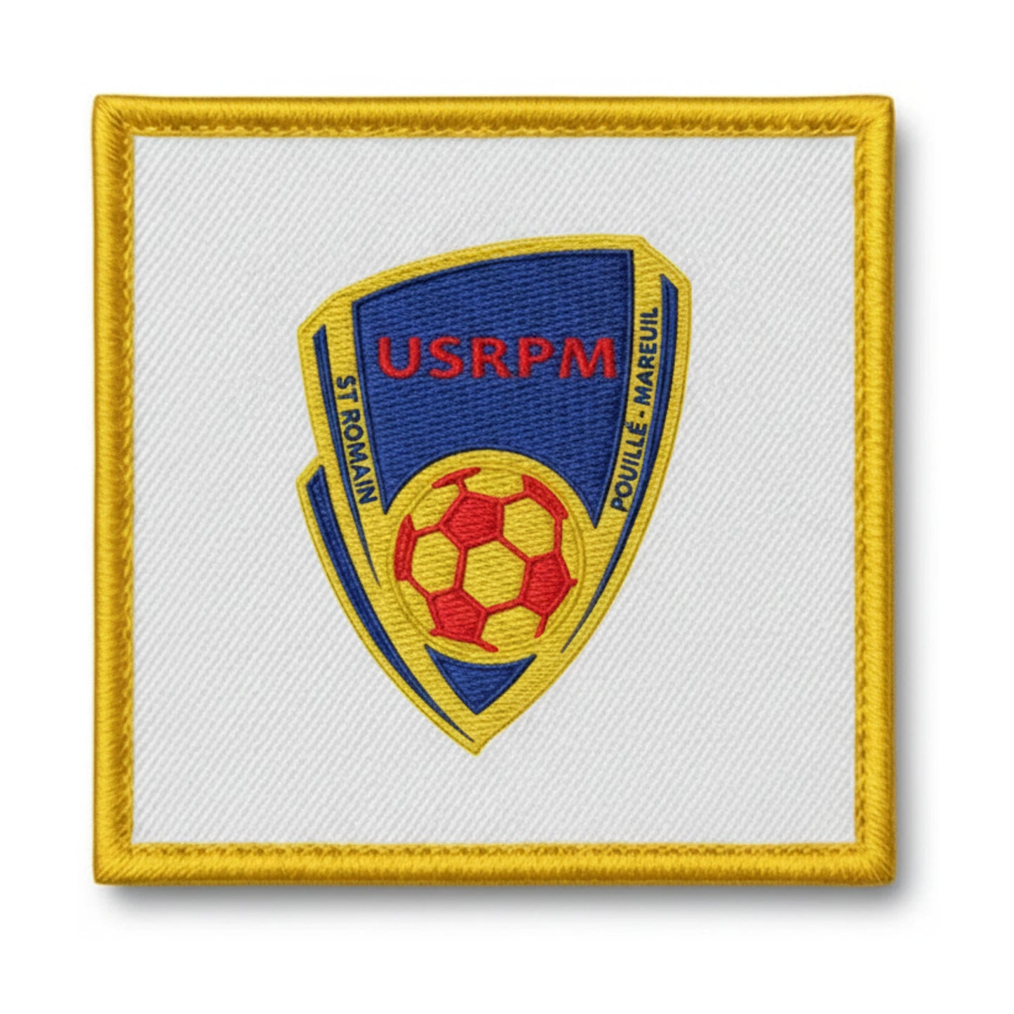 Patch brodé UNION SAINT ROMAIN POUILLE MAREUIL Football logo