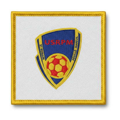 Patch brodé UNION SAINT ROMAIN POUILLE MAREUIL Football logo