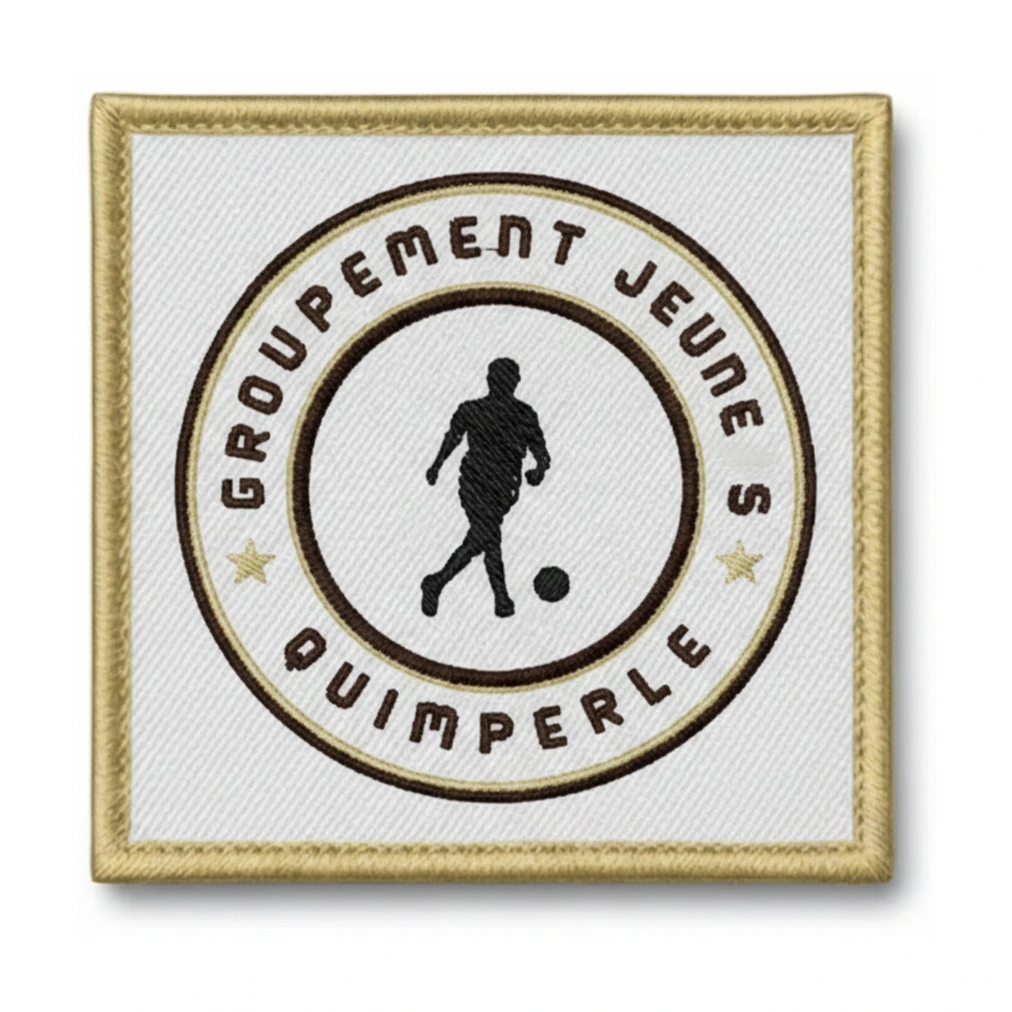 Patch brodé GROUPEMENT DE JEUNES DE QUIMPERLE Football logo