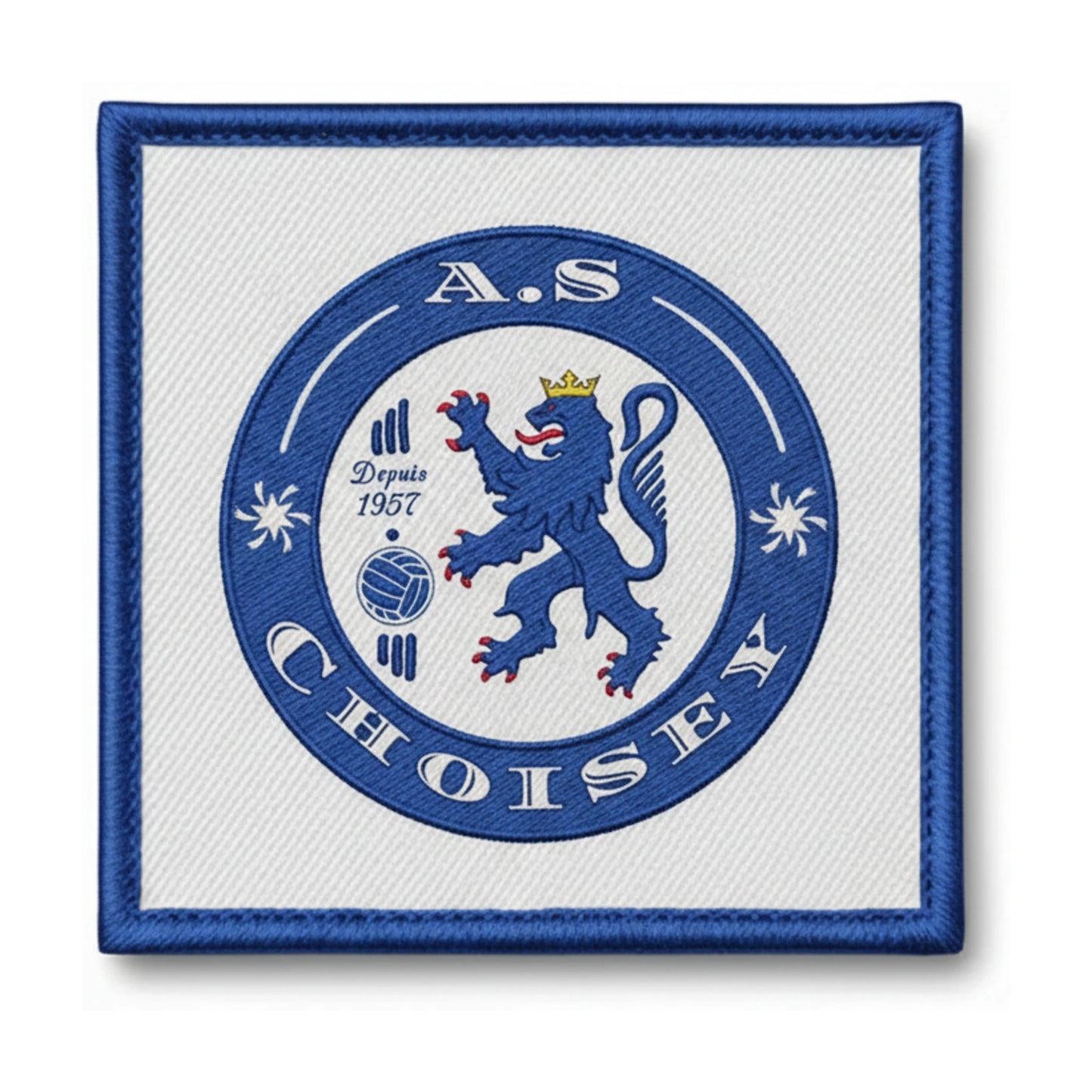 Patch brodé A.S. DE CHOISEY Football logo