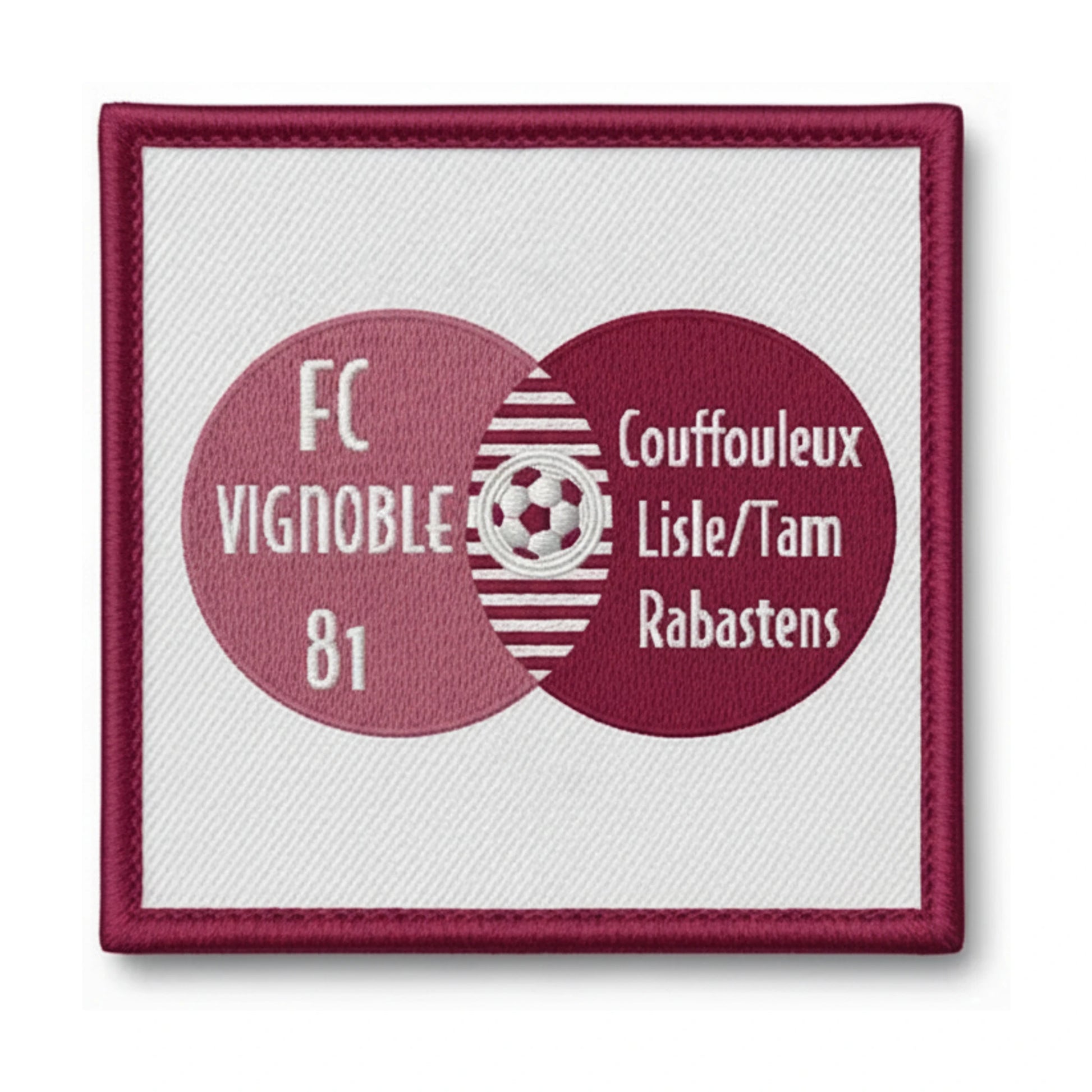 Patch brodé F.C. VIGNOBLE 81 Football logo