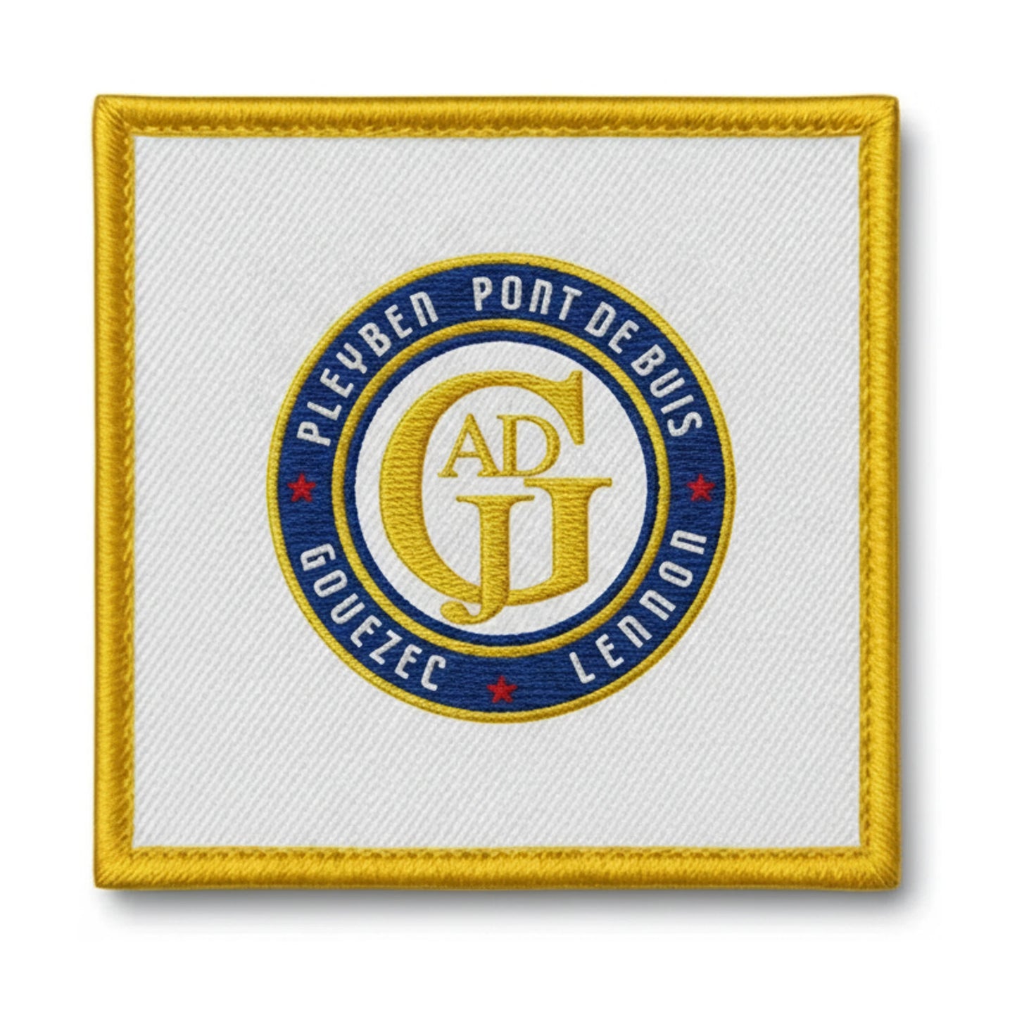 Patch brodé GJ AULNE PLEYBEN DOUFFINE Football logo