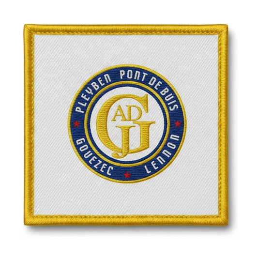 Patch brodé GJ AULNE PLEYBEN DOUFFINE Football logo